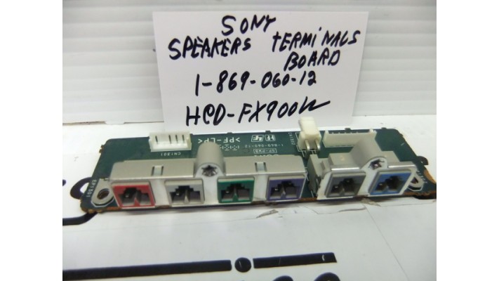 Sony 1-869-060-12 speakers terminals board